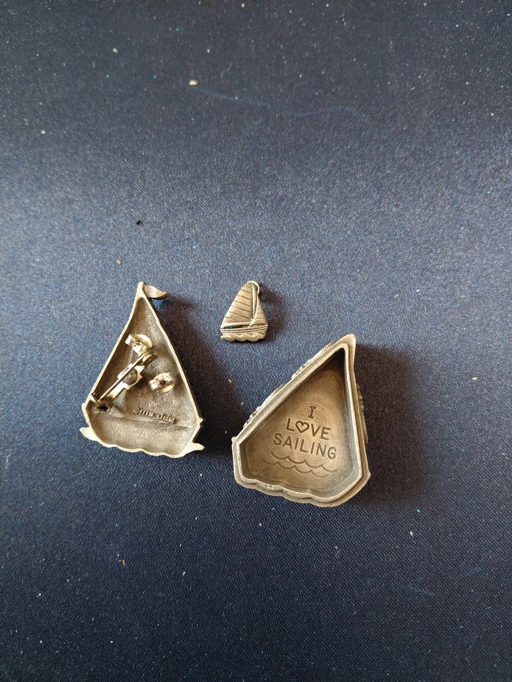 Silver Sailboat Brooch - Nautical Women’s Jewelry